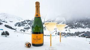 Veuve Clicquot inagura una insólita petanca en la Grandvalira (Andorra)