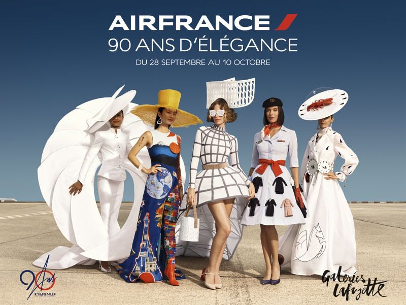 #TBTdeTM: Air France celebra su 90 aniversario con una colección de moda
