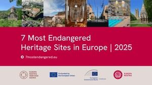 Anuncian los 7 sitios patrimoniales más amenazados de Europa para 2025