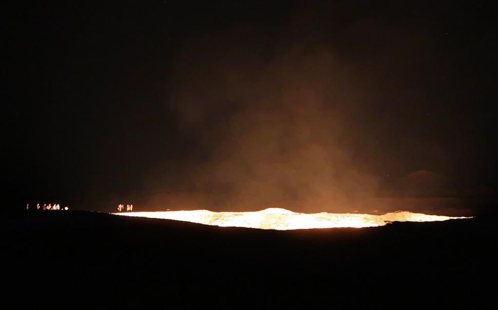 La puerta del Infierno de Darvaza en Turkmenistán