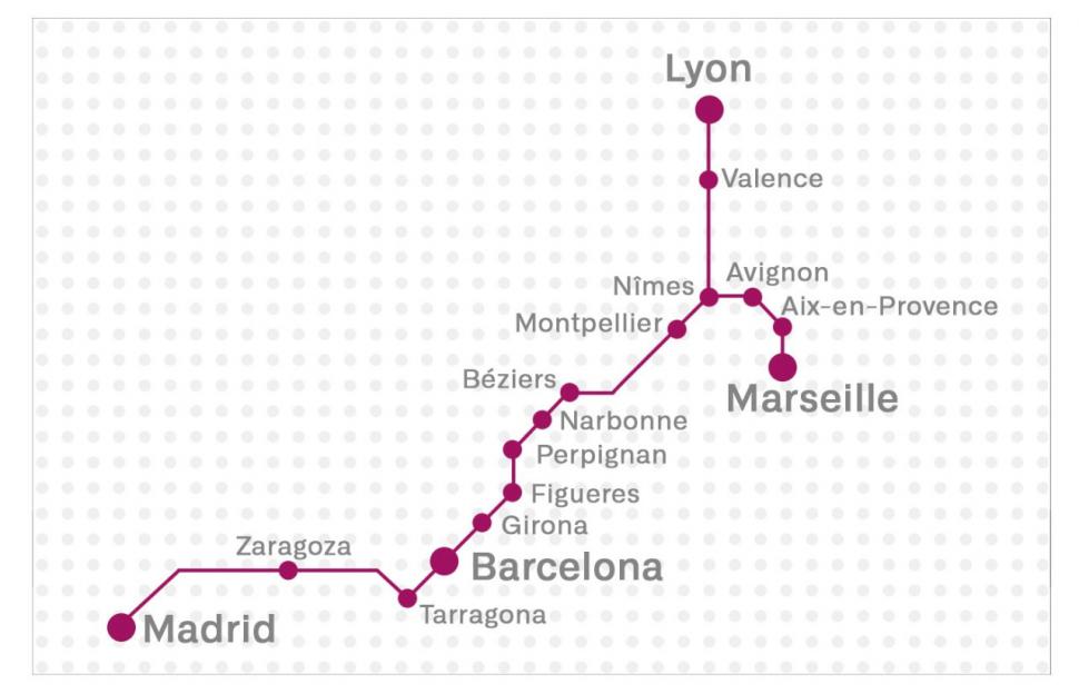 Renfe vende medio millón de billetes para sus trenes AVE en Francia