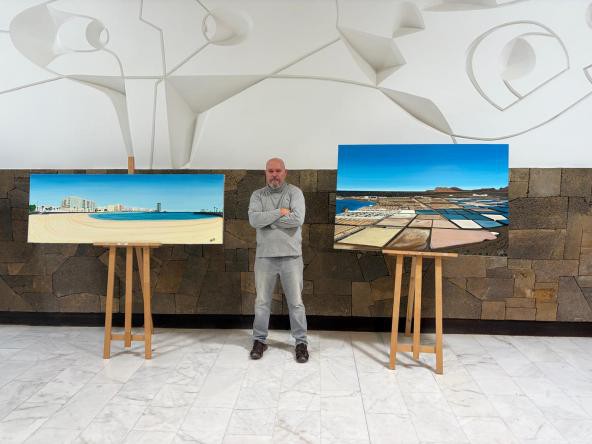 Exposición 'Un paseo por Lanzarote' en el Aeropuerto César Manrique