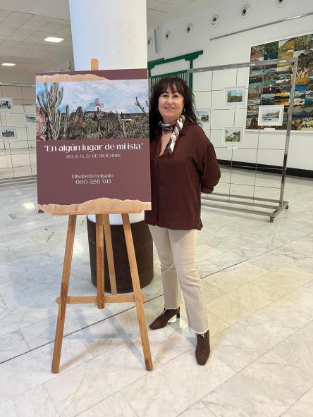 Inauguran exposición de Elisabeth Delgado en el Aeropuerto César Manrique-Lanzarote