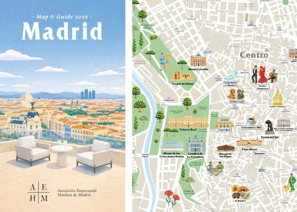 El mapa turístico de Madrid de la AEHM alcanza los 203,000 ejemplares distribuidos