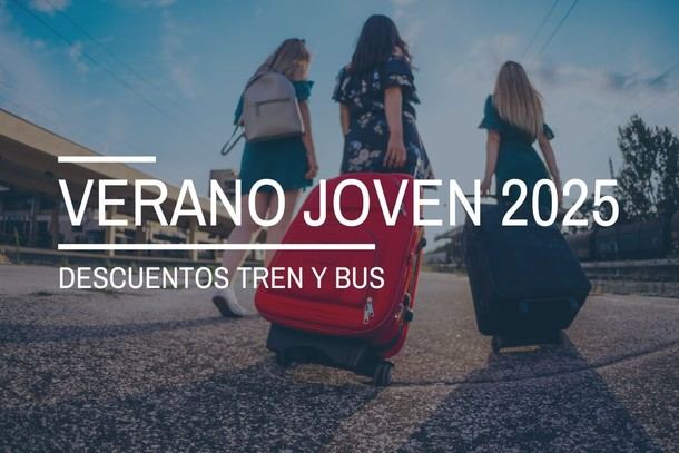 Descuentos en tren y bus para jóvenes este verano 2025