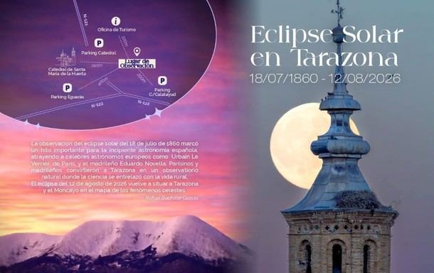 Tarazona lanza un programa cultural para el eclipse total de 2026