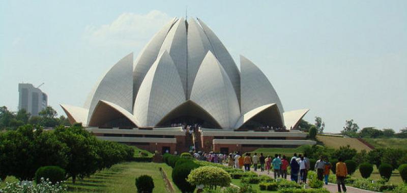 Templo de Loto Nueva-Delhi Indi